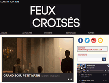 Tablet Screenshot of feuxcroises.com